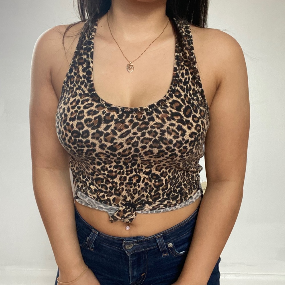 Cheetah Print Tank Top